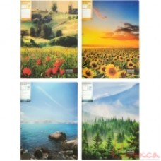 Папка пластикова А4 з боковим притиском CLIP В "Nature of Ukraine" OPTIMA O31279